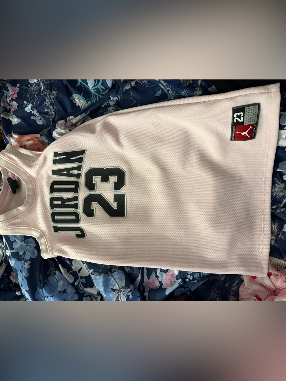 Jordan Kids Light Pink '23' Basketball Jersey